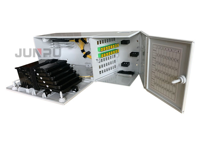 Fiber Optic Equipment FTTH Box 48 SC Cores Fiber Optics Distribution Box IP55