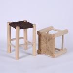 Living Room Stool Solid Wood Dining Chair NO Folded with Modern Design and Wood