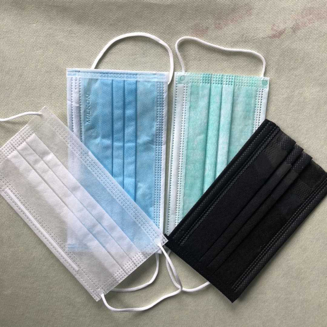 Anti Virus Disposable Medical Mask , Non Woven Ear Loop Face Mask Latex Free