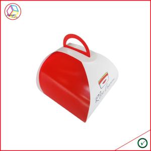 China Food Grade Ivory Board Foldable Paper Cupcake Boxes Custom Shape FSC factory