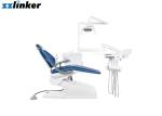 Blue / Purple Dental Chair Unit Steel Metal 8 Color Optional Wooden Case Package