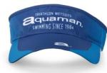 Adult Running Visor Triathlon Cap Cotton Twill Polyester Mesh Material