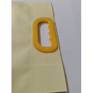 Moderate Thickness Composite Paper Poly Bag Capacity 5kg With Handle