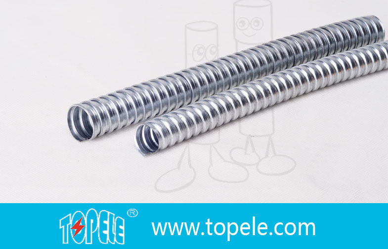Galvanized Steel Flexible Electrical Conduit 1/2" - 6''