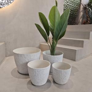 China Outdoor Tree Plastic Flower Pots Wholesale Manufacturer factory