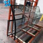 Oversize Clear Curved Tempered Glass Insulated Bent Safety Toughened Glass