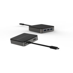 3 In 1 Usb C Adapter USB C To HDMI Multiport Adapter Type-C Hub With 4K HDMI