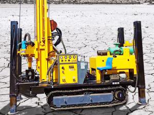 China Crawler Type Pneumatic 400meter Water Borewell Machine factory