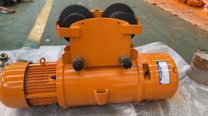 China 10 Ton Wire Rope Electric Cable Hoist Winch With Trolley Lifting Height 12m factory