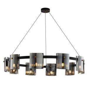 China AC240V High Gloss Decorative Lamps Glass Modern Pendant Light ODM factory