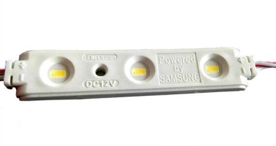 1.2w 12v 120LM 3-leds 5630 samsung led module for channel letter,with 5 years