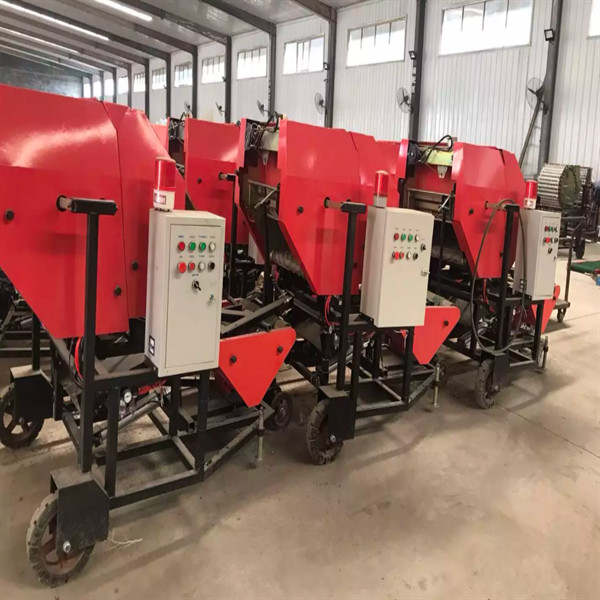 Rustproof Silage Packing Machine High Efficient Small Grass Baler PLC
