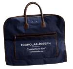 Nicholas Embroidery Logo Suit Garment Bag Oxford Fabric PU Handle
