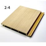Exterior WPC Wall Cladding UV Resistant Synthetic Wood Wall Panels CE