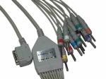 Kanz Ekg Accessories Cable IEC AHA Soft And Durable Solid Conductor Type