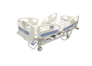 China Anti-Rust Treated Electric Hospital ICU Bed With One Single Button For Cardiac Chair Position factory