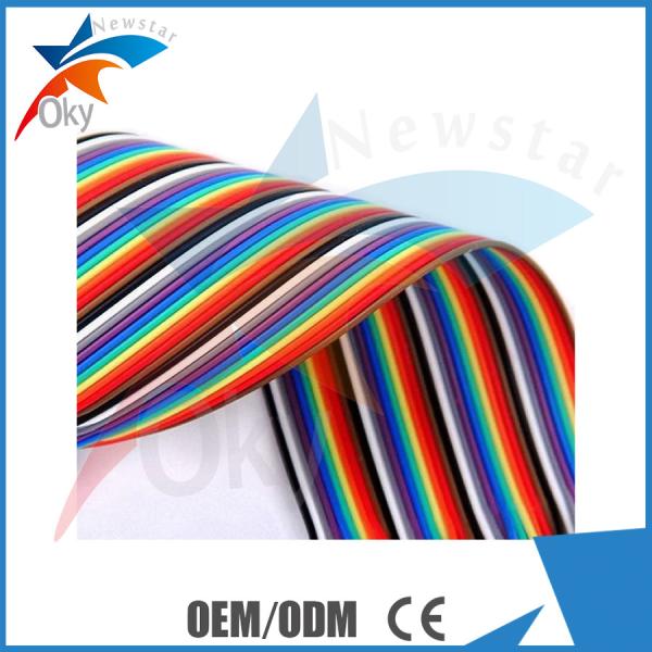 1 Pin-1 Pin Female To Male Jumper Wires For Arduino , 40pcs In Row Dupont Cable