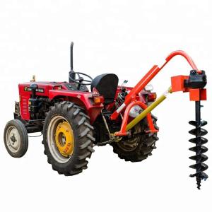 China 60hp Gearbox 3 Point Post Hole Digger Compact Tractor Implement factory