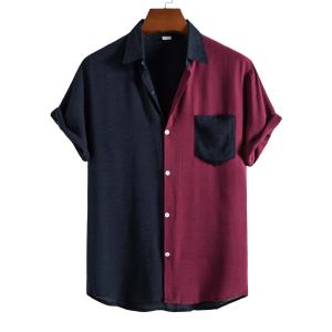 China Woven Fabric Plus Size Men's Dress Shirt Sustainable Oversized T-shirts for Casual Wear factory