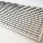 Welding Flat 5mm Drain Cover Ss Floor Grating Pressure Locked