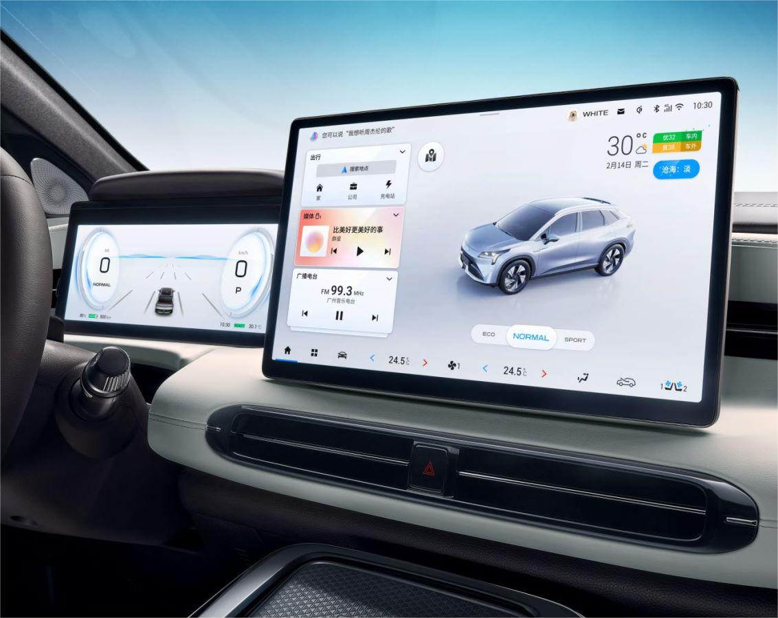 Fuel 100% Electric Aion LX Plus 180KM High Speed Five Door Five Seat SUV EV Vehicles