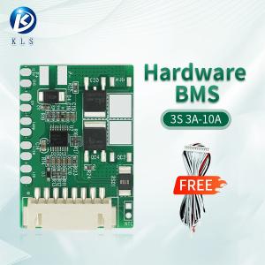 China 1.2mm Thick 3S 4S 3-10A BMS Board Battery Management System For Lifepo4 factory
