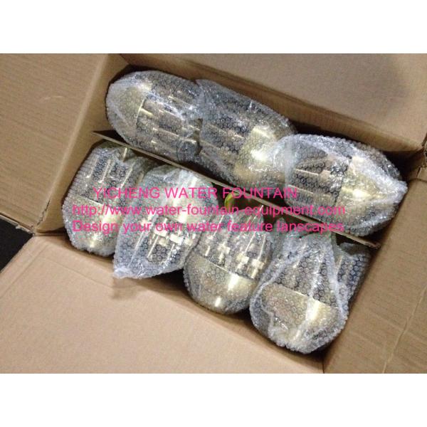 Copper Adjustable Flower Water Fountain Nozzles For Pond / Garden