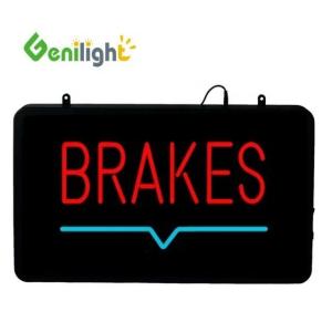 China Genilight 56*33 cm LED BRAKES Neon Open Sign for DIY Projects in Retail factory