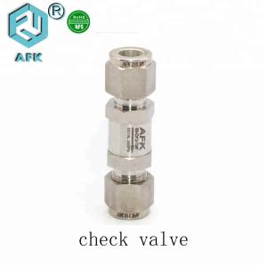China High Pressure 1/8&quot; 1/4&quot; 3/8&quot; Stainless Steel Non Return Valve factory