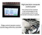 Automatic Non Woven T-Shirt Bag Making Machine 18-90MM Thickness#40-90 Pcs/Min T