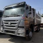 Right Hand Drive Used Sinotruk Howo Dump Truck 375 Euro 3 351-450hp In Good