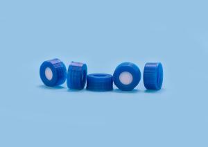 China Blue Injection Plastic Pharmaceutical PTFE Hplc Vial Caps on sale