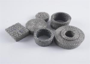 China 10-200mm Dia Compressed Woven Wire Cloth Knitted Weave for Heavy Duty Filtration Applications factory