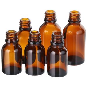 China Screw Cap Amber Cosmetic Bottles Store And Dispense Cosmetic Products Advanced Solution for Perfumes on sale