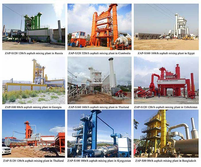 120TPHStationary Type Asphalt Batch Mix Plant
