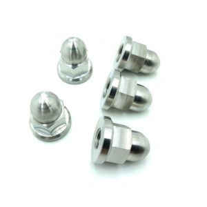 M5 Anodizing Customization Titanium Hexagon Nuts Gr2 / Gr5