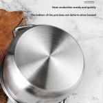 New Arrival 3 Piece Cookware Set Stainless Steel Soup Pot Stock Pot Set Cooking