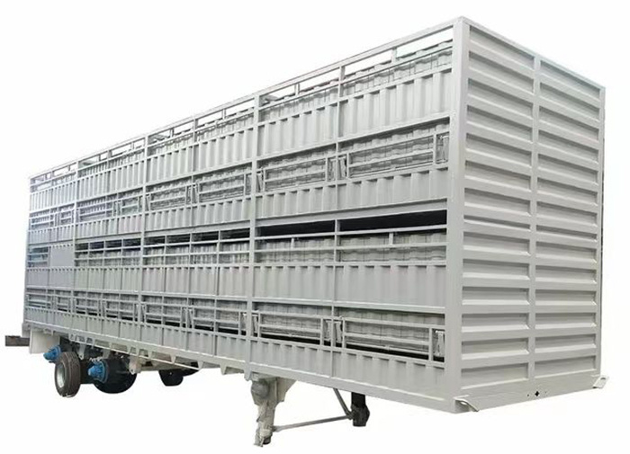 Relay Valve Wabco Livestock Semi-Trailer for Cow or Sheep in Chinese Agricultural Trailer