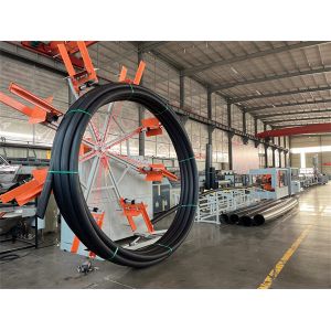 Single Screw Plastic Pipe Extrusion Line 132KW 1 Year Warranty