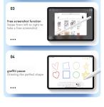 3.7V 140mAh ABS Smart Stylus Pen For Touch Screen Laptop