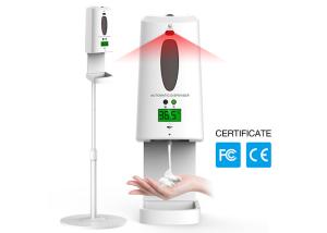 China FCC 1300ml Forehead Thermometer Automatic Dispenser Refillable factory