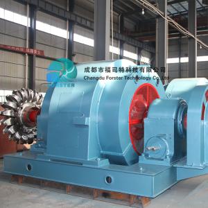 China High Head Hydropower Pelton Turbine / Horizontal Water Turbine For Hpp factory