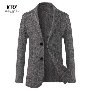 China Men's Regular Sleeve Style Woolen Trench Coat Simple and Elegant Overcoat for Winter factory