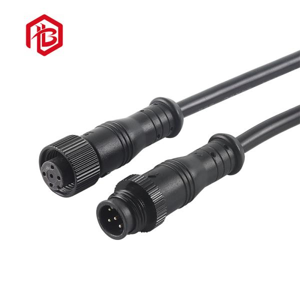 M12 Circular Connector 2-8 Pin Waterproof Male And Female Plug Wire LED Outdoor