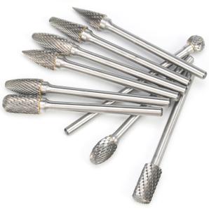 China Industry Long Shank Carbide Burr / Rotary Cutter Drill Bits ISO9001 Approved factory