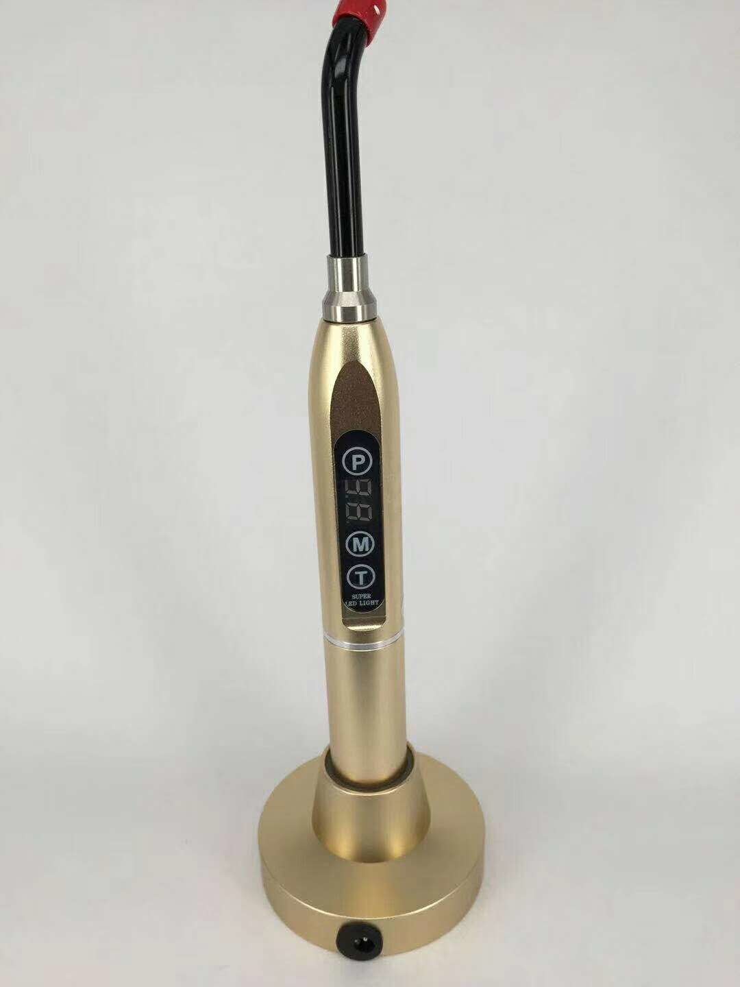 Digital Dental Curing Light Aluminum Wireless 1800mw