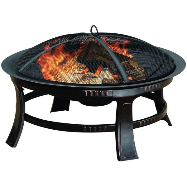 China 31" Charcoal Burning Fire Pit Bowl Grill BBQ All Season factory