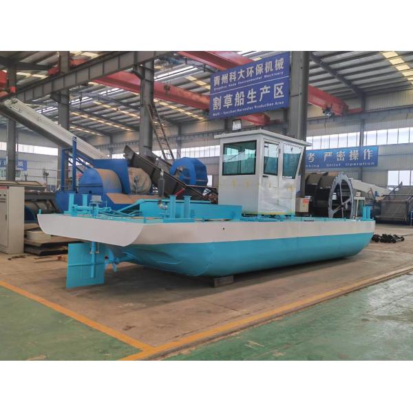 Flat Deck Barge Boat 30km/H Speed For Cargo Transportation 3-4ton