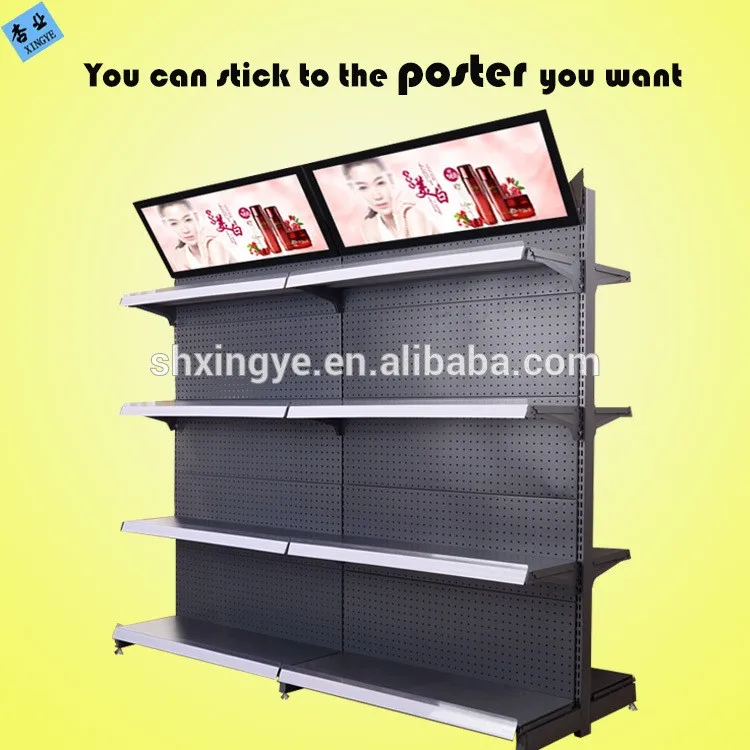 cheap price factory customized color size gondola shelving supermarket shelf supermarket equipment stand
