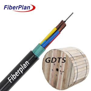 China G652D SM Fiber Cable With FRP Central Strength Member And Water Blocking Tape Optoelectronic Composite Cable factory